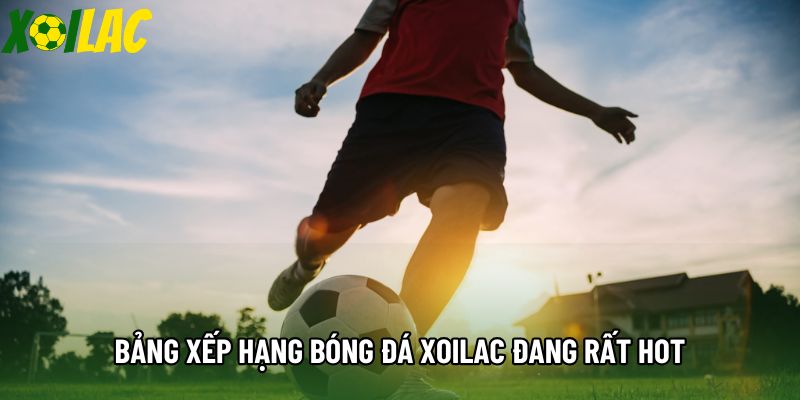 Bảng xếp hạng bóng đá xoilac đang rất hot