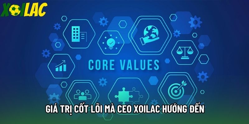 Giá trị cốt lõi mà CEO Xoilac hướng đến